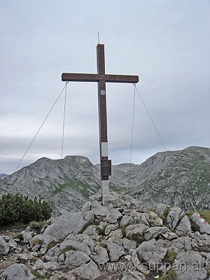 Gipfelkreuz am Traweng